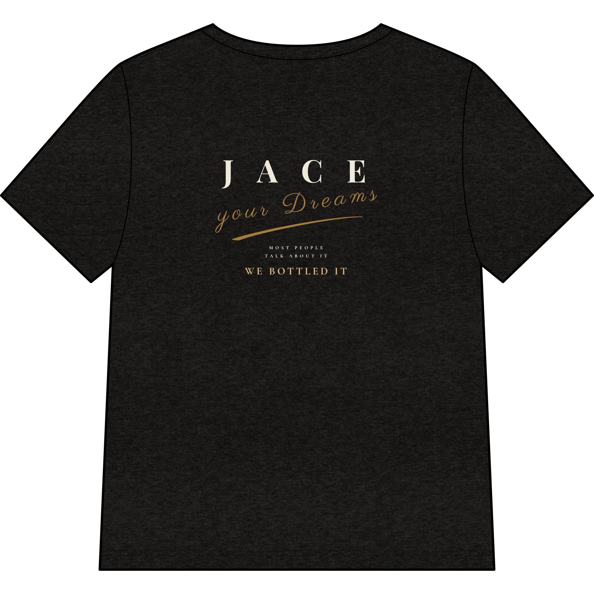 JACE Cellars "Your Dreams, Bottled." Women's V-Neck Tee