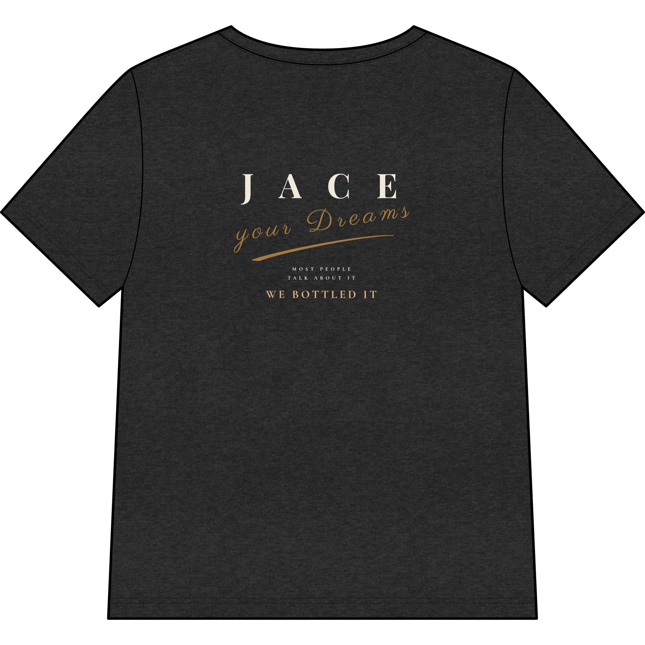 JACE Cellars "Your Dreams, Bottled." Women's V-Neck Tee